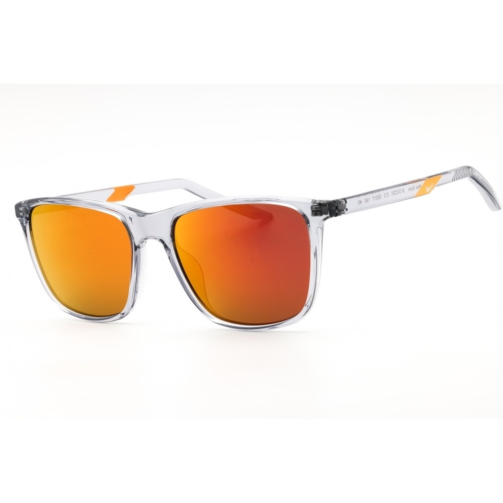 NWT Nike STATE M DV2291 Wolf Grey Rectangle 55mm Sunglasses